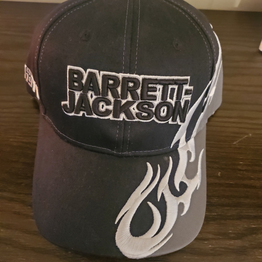 Barrett-Jackson Black and Gray Hat